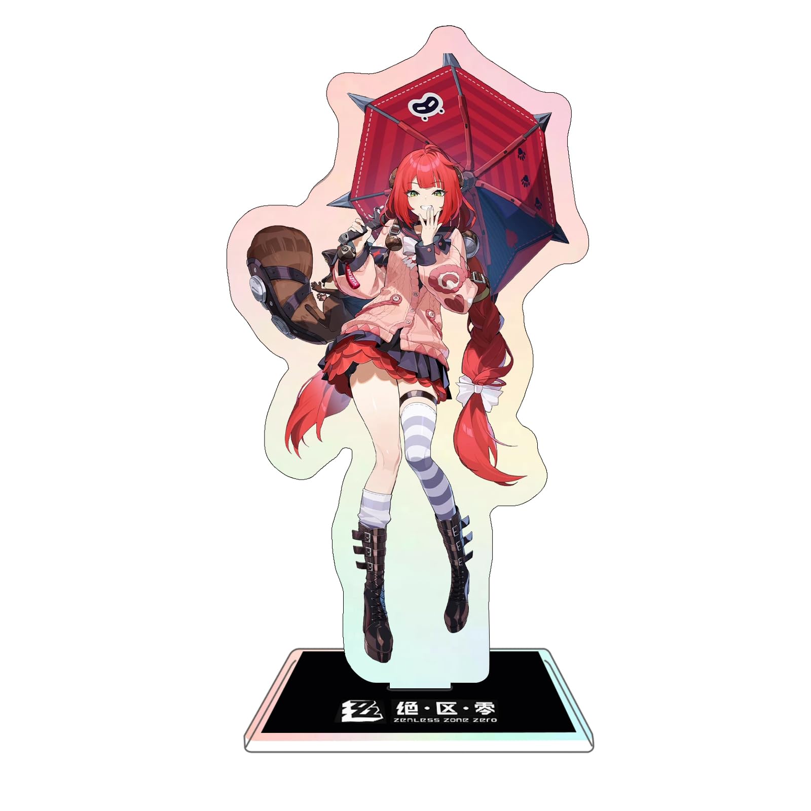 Rainteam Zenless Zone Zero Characters Acrylic Stand Figure,Colorful and Exquisite Character Design for Game Fans' Collection (Ukinami Yuzuha)-image-10