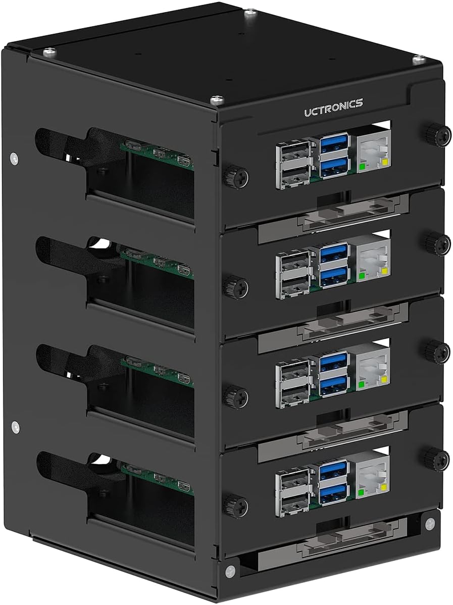 Desktop Raspberry Pi Cluster Case