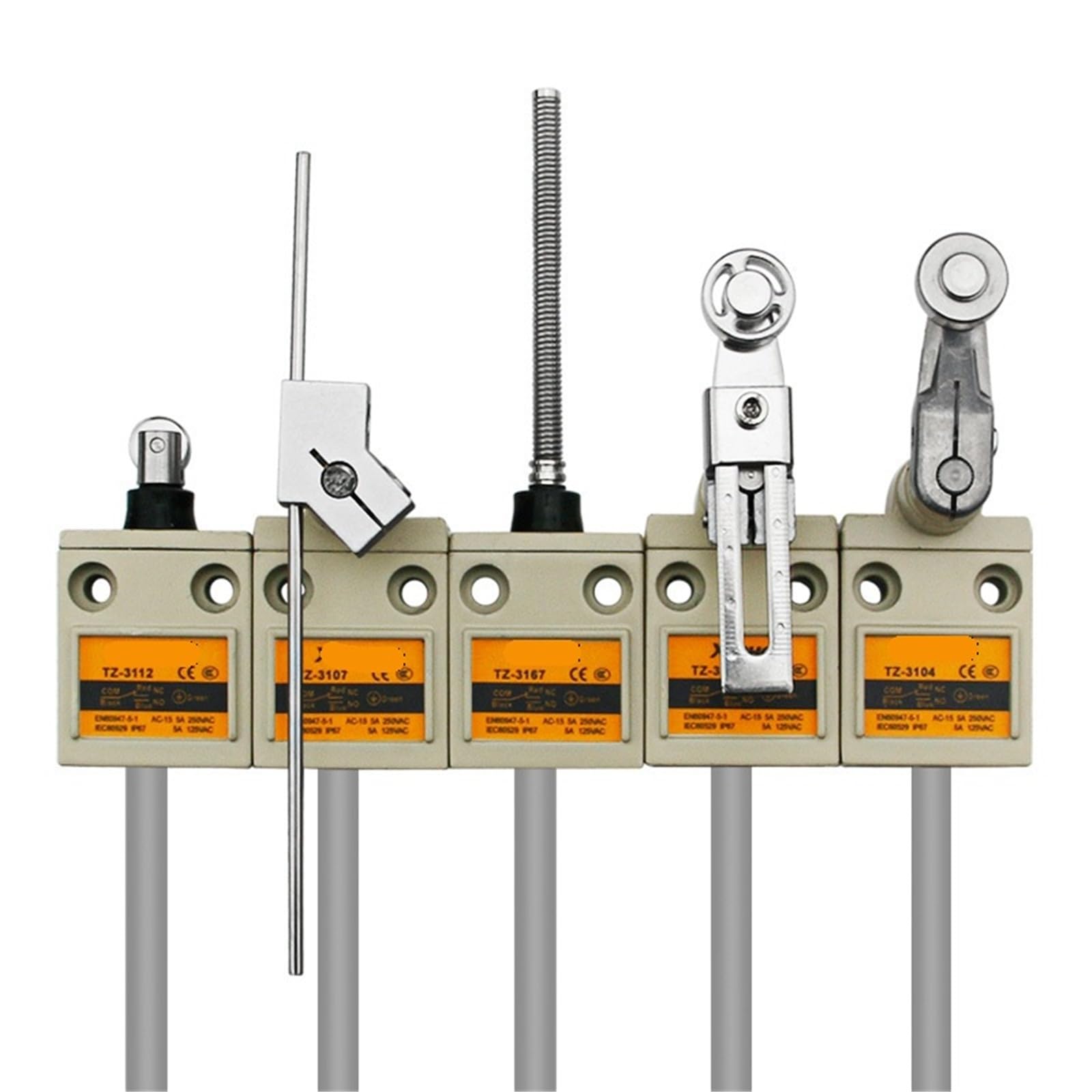Interruptor de límite TZ-3113 con retorno automático y contacto de plata para automatización 4