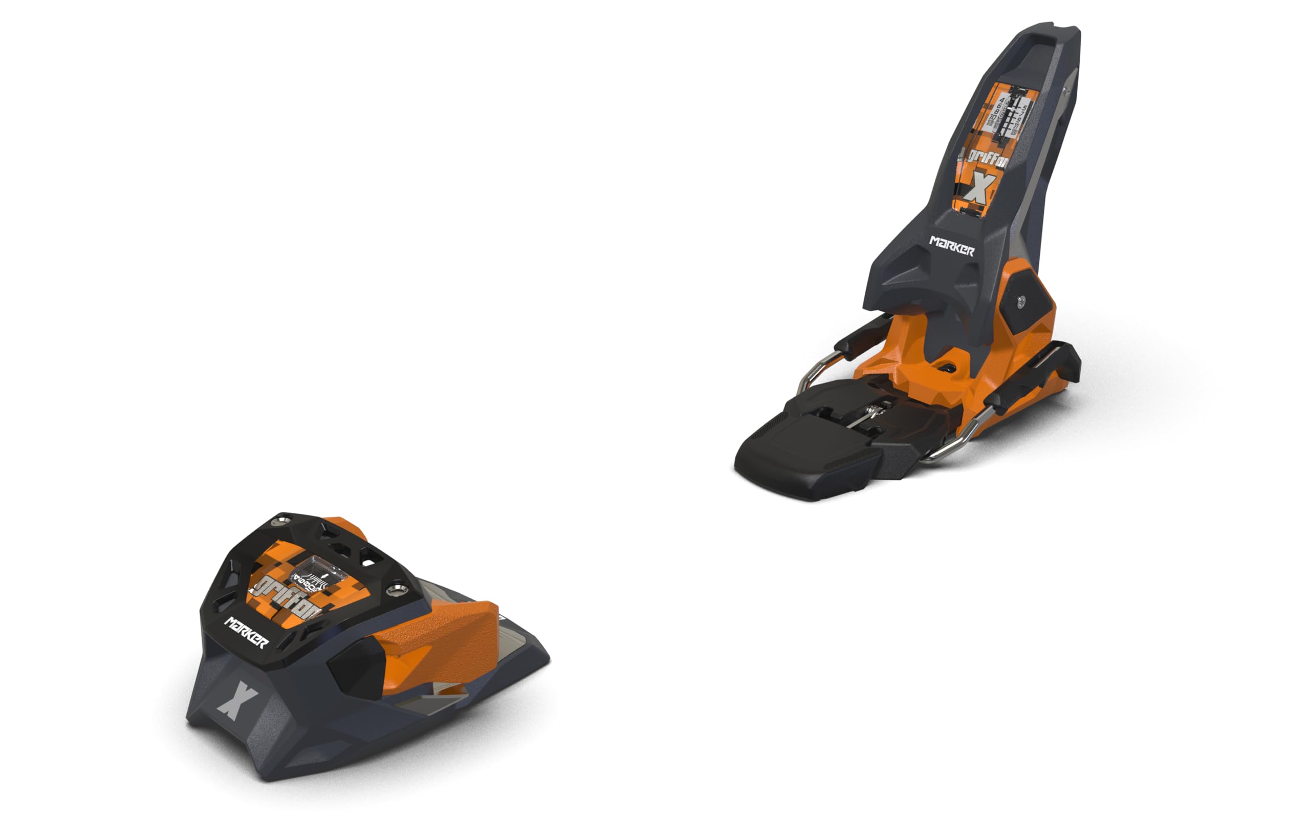 Marker - Fixations De Ski Griffon X 13 90mm Graphite Orange - Homme - Taille Taille Unique - Gris