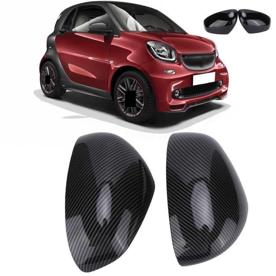 Rétroviseur inversé rayé sur Smart 453 protégez votre boîtier avec cette paire dédiée - 2