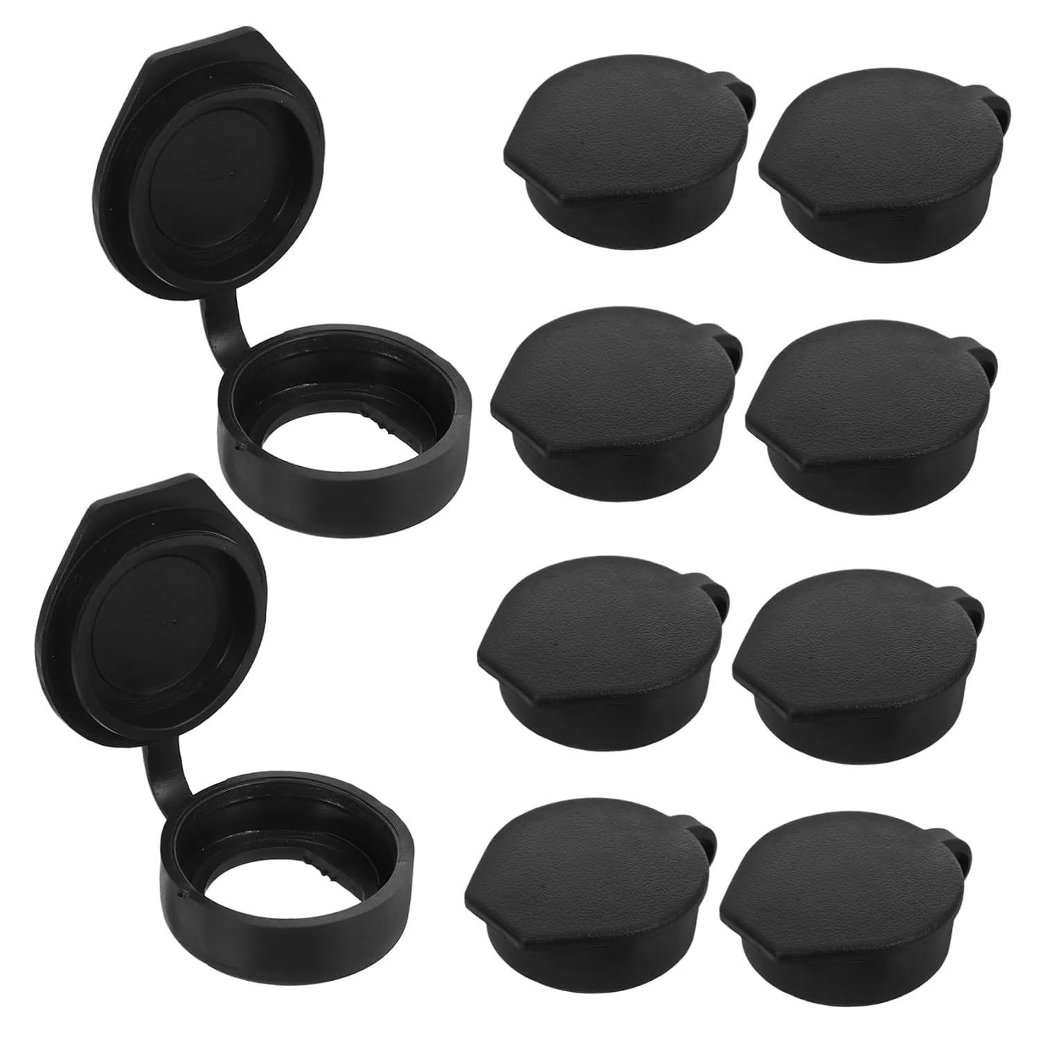 SOLUSTRE 10pcs Door Lock Caps Rubber Covers for Door Keyholes Protect Against Dirt and Water Fit for Cam Locks Easy Installation and Reliable Protection
