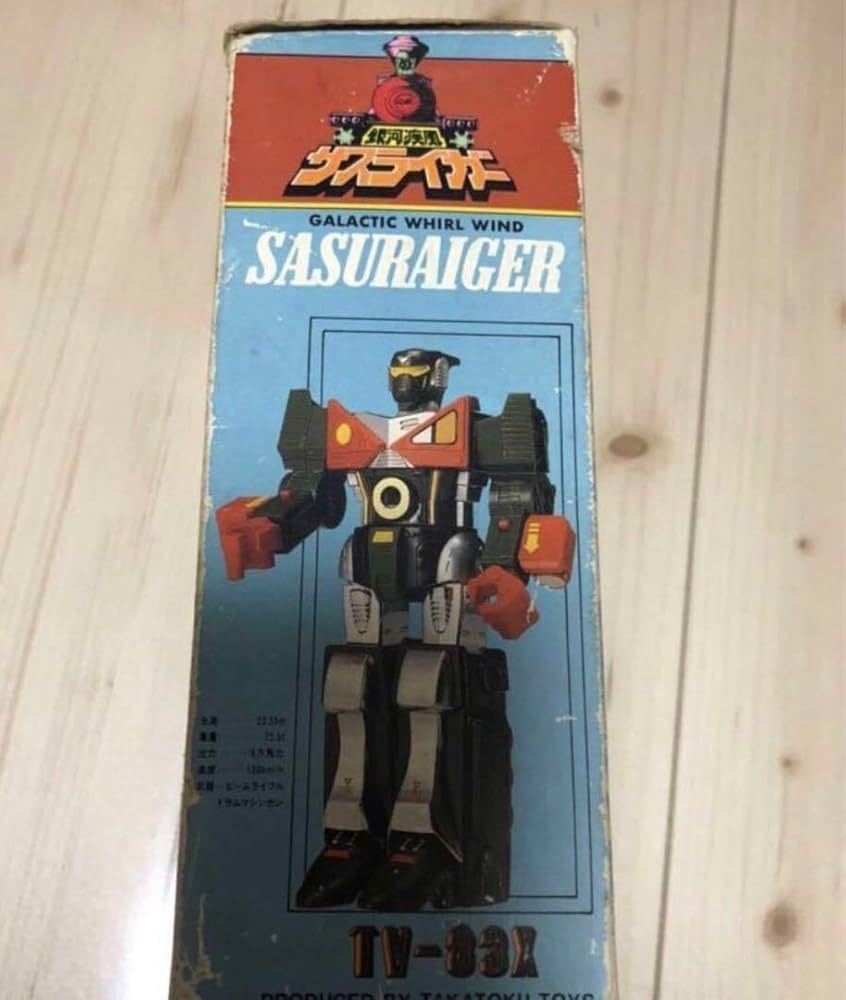 【当時物】銀河疾風サスライガー 超合金　『昭和レトロ・レア物』 Amazon.co.jp: 銀河疾風サスライガー タカトクトイス 当時物 超