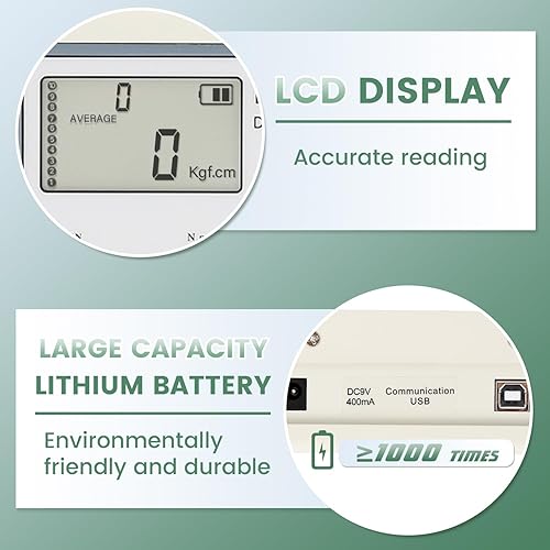 Miniatura 5 de Huanyu Medidor de par digital Medidor de torsión portátil Destornillador Llave de medición Probador de medición Instrumento de actualización