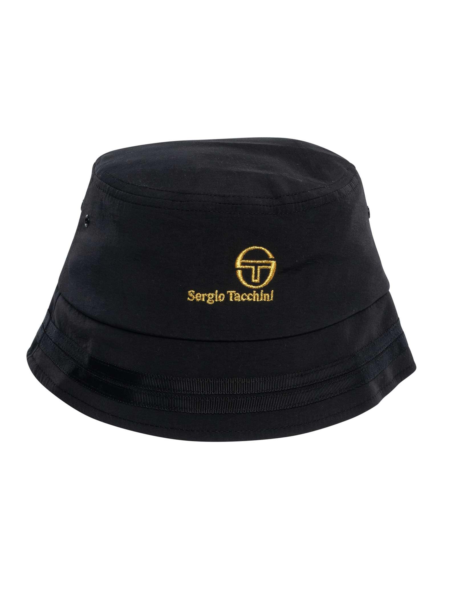 Sergio Tacchini Men's Marcell Bucket Hat, Black, One Size