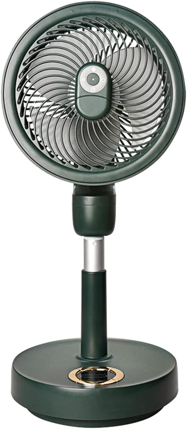7.6'' Oscillating Fan Remote Control 4-speed 120° Desk Fan USB Rechargeable Air Circulator Fan 10000mAh For Gym Workout Air Circulator Fan, Green