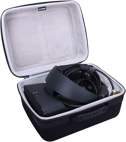 LTGEM Funda rígida EVA para auriculares Oculus Rift S con PC VR Gaming Headset - Bolsa de almacenamiento protectora de viaje