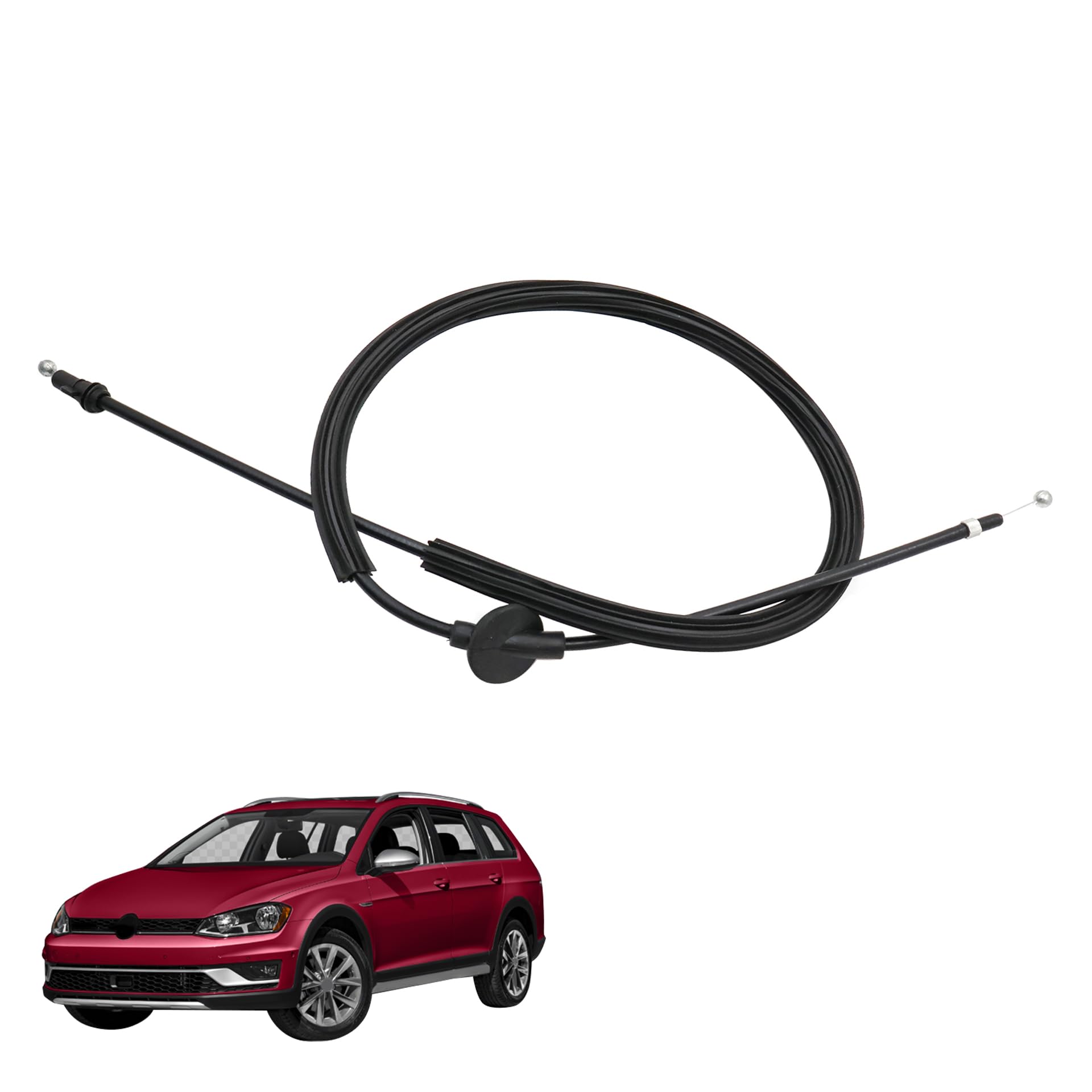 Amazon.com: GXARTS Rear Hood Latch Release Cable 5G0823535B