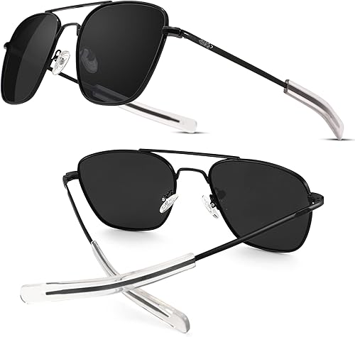 Miniatura 3 de Pro Acme Gafas de sol polarizadas para hombre, estilo militar, montura de metal con patillas de bayoneta