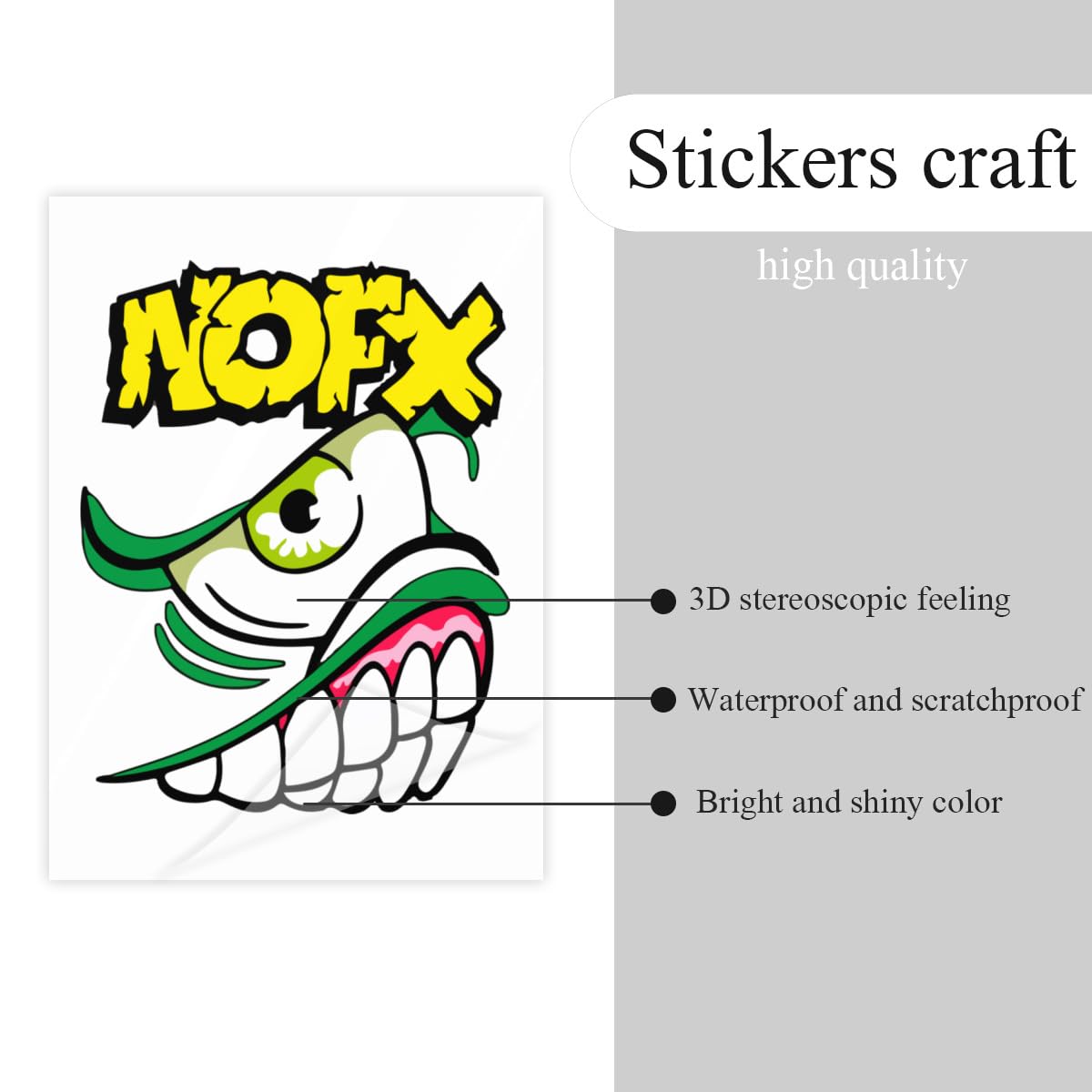 Amazon.co.jp: 防水ステッカーセット NOFX ノー エフ エックス