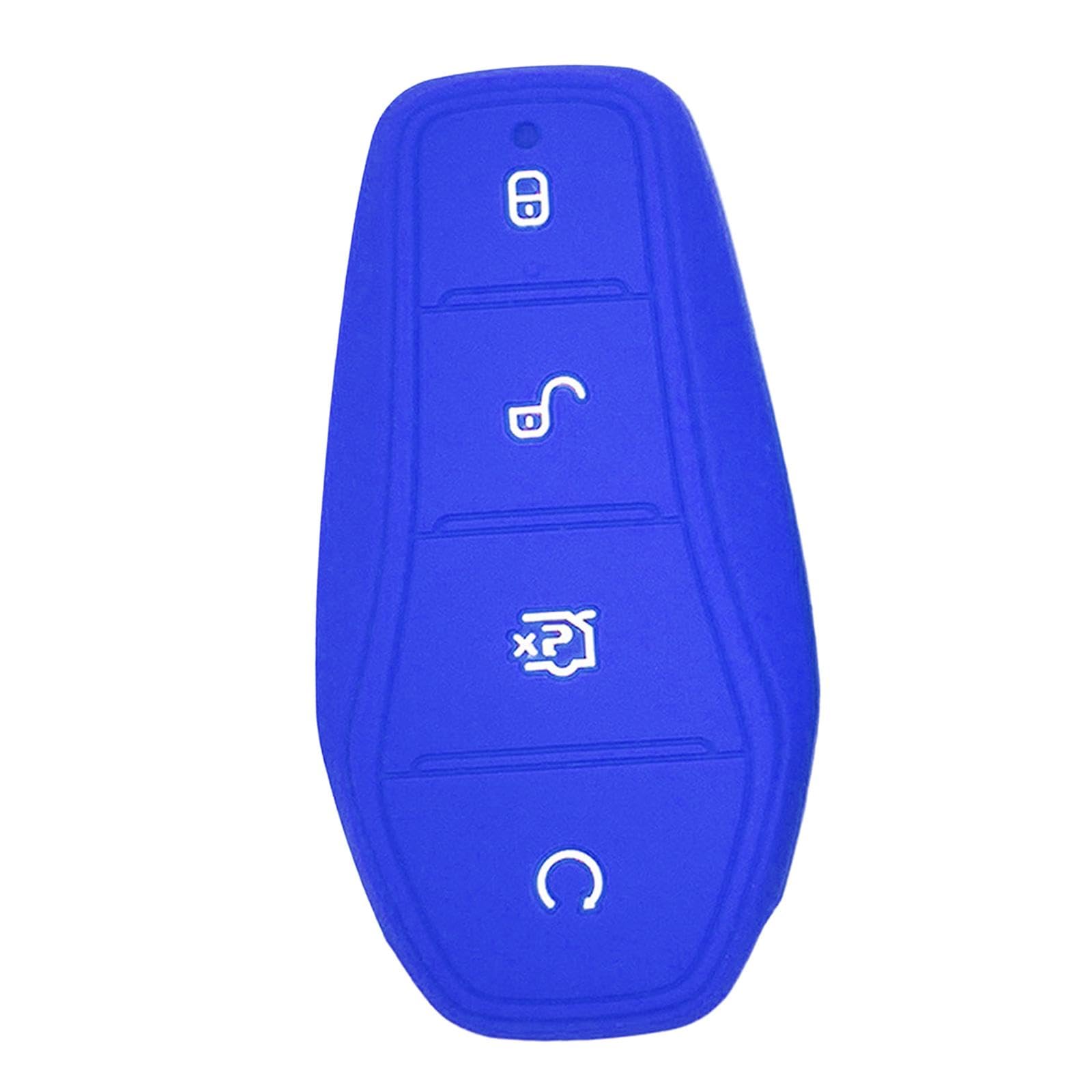 CALANDIS™ Car Remote Control Key Fob Cover Case for BYD Han EV E2 E3 D1 Dolphin Blue | Auto Tools Supplies