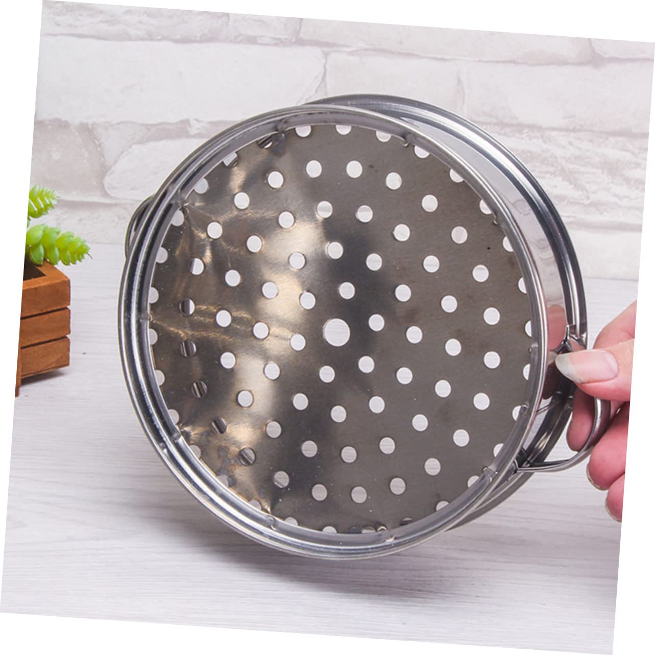 LIFKOME Vaporera Con Tapa Para Cocinar Al Vapor Vaporera Pequeña De Acero Inoxidable Para Pan Arroz