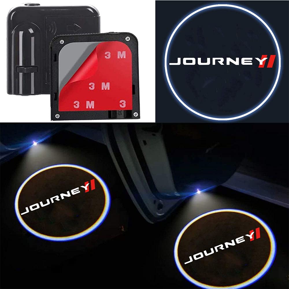 Buy 2Pcs for Car Door Lights Logo for Dodge Journey, Car Door Led