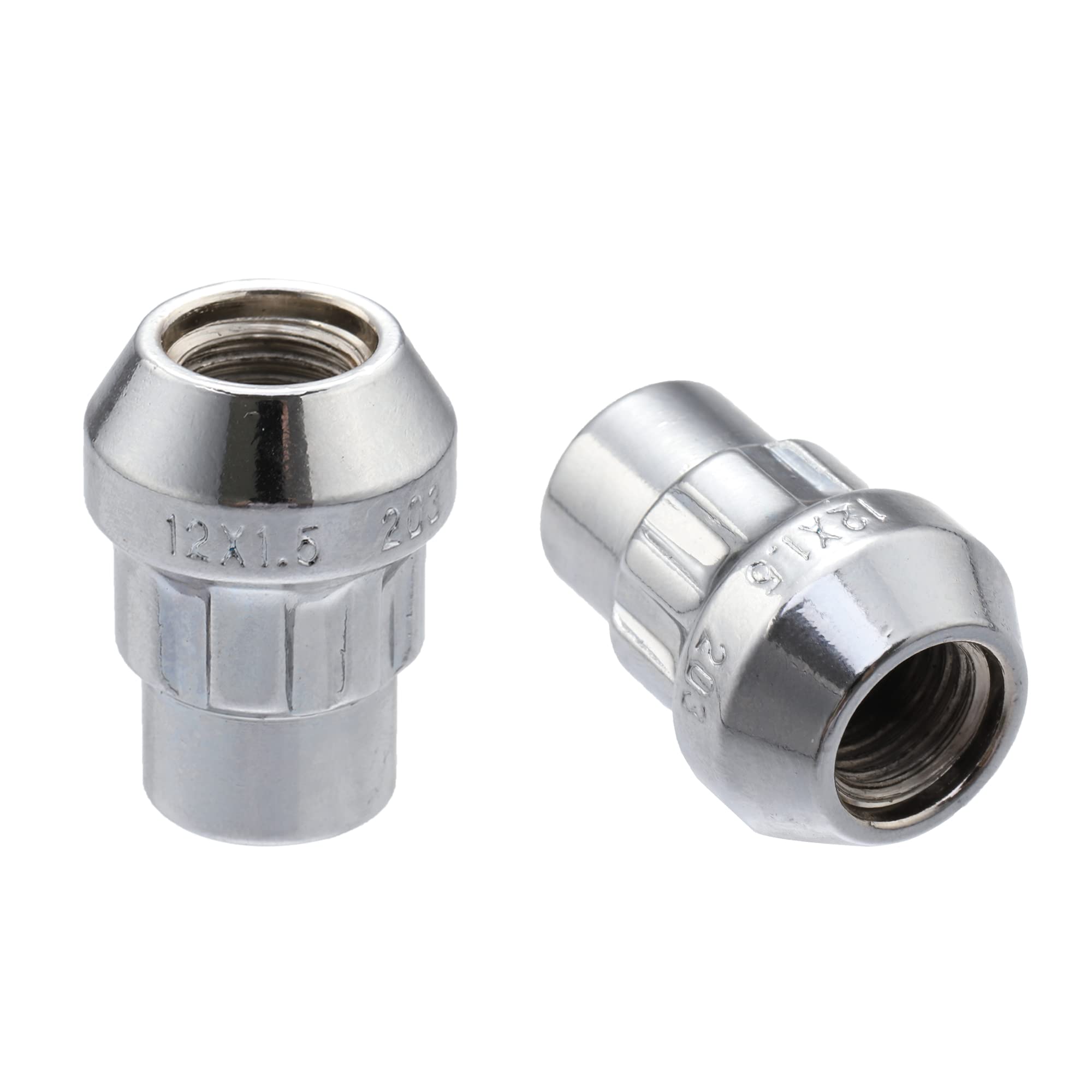X AUTOHAUX M12x1.5 Coche Rueda Bloqueo Tornillo Tuercas Antirrobo Juego para Hyundai Sonata Plata Tono