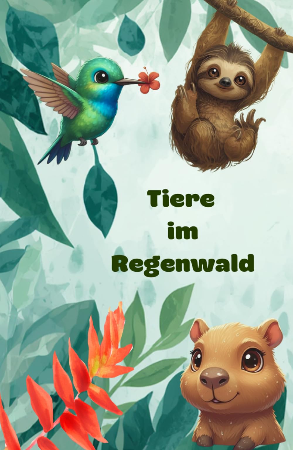 Niedliche Tiere im Regenwald: Ein buntes Bilderbuch für Kinder – Entdecken, Staunen, Träumen