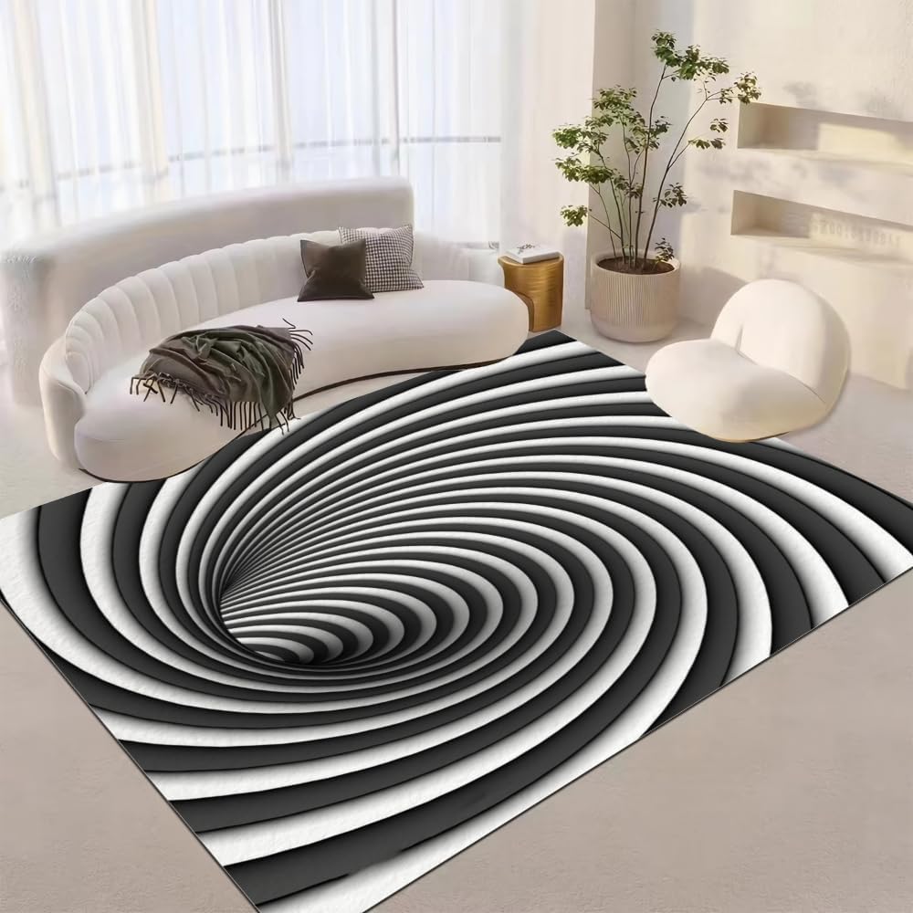 Tapis chambre enfant à texture géométrique pour coin jeu moderne