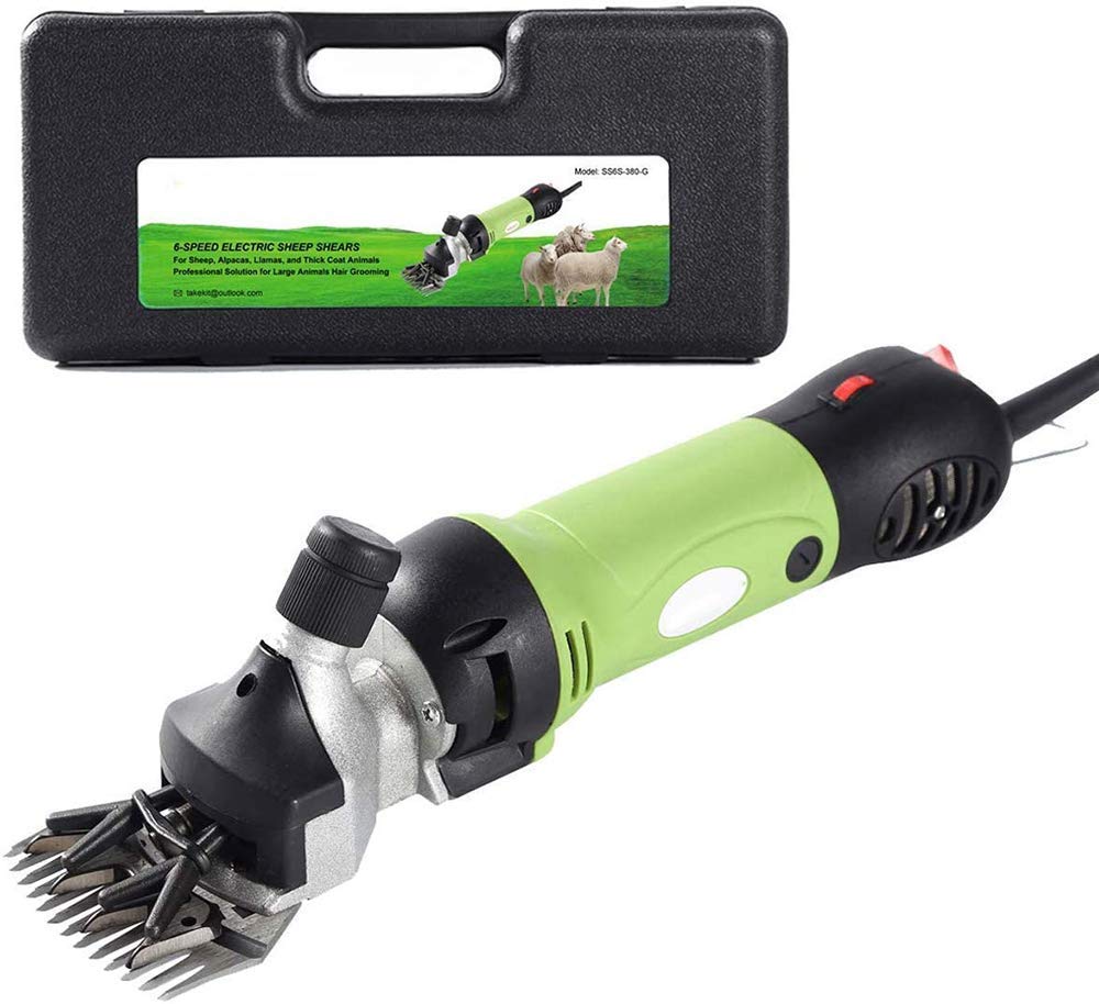 Esquiladora de ovejas Esquiladora eléctrica de 350 W Esquiladora para ovejas Motor Potente y silencioso a la Vez para una esquila fácil Limpia y rápida,
