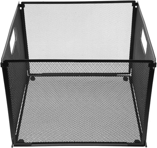 Organiseur de fichiers suspendu en métal pliable grand format pour dossiers et magazines