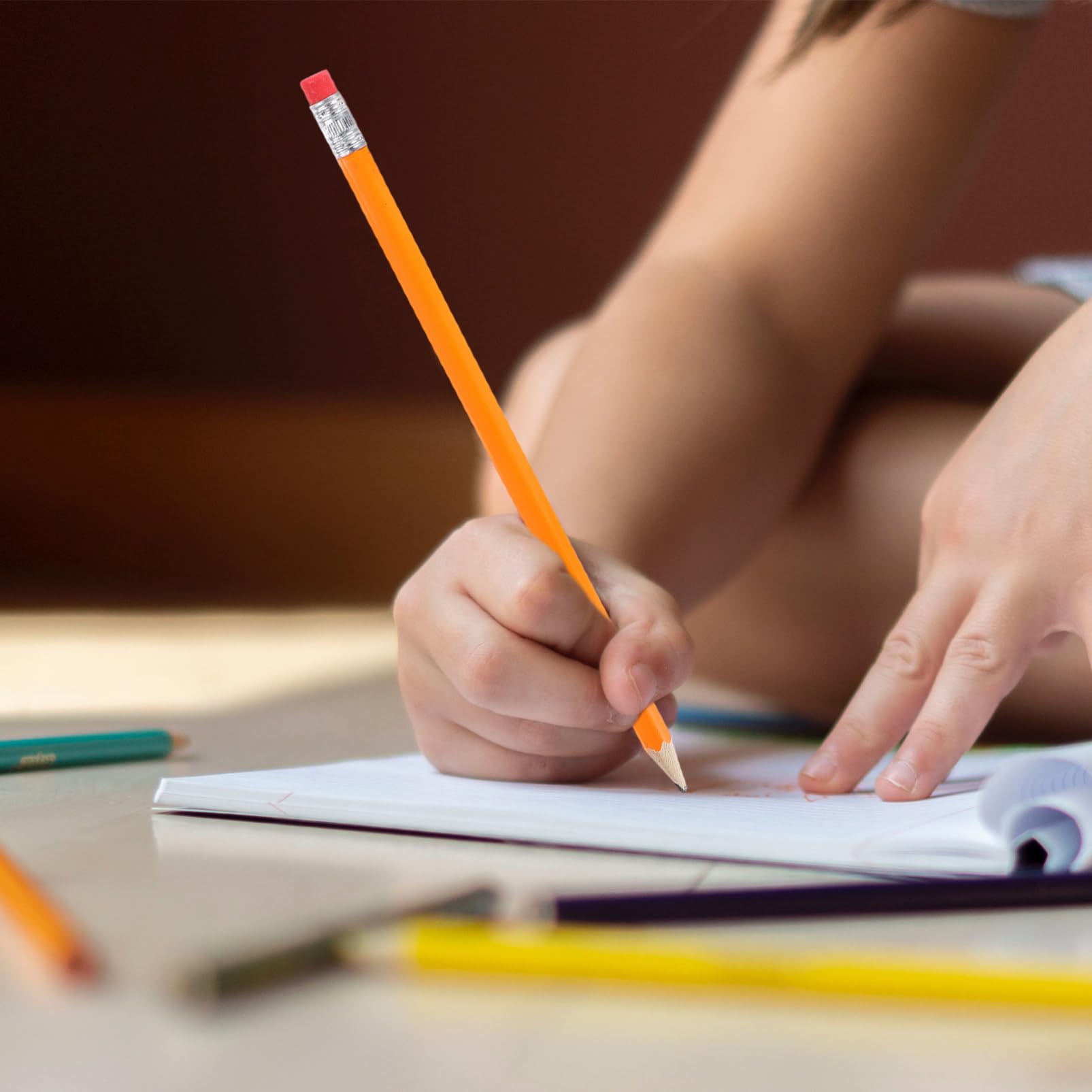 Operitacx 100pièces Crayons Hb Avec Gomme Crayons à Dessin Pour Et Activités Et Résistants Pour Étudiants Et