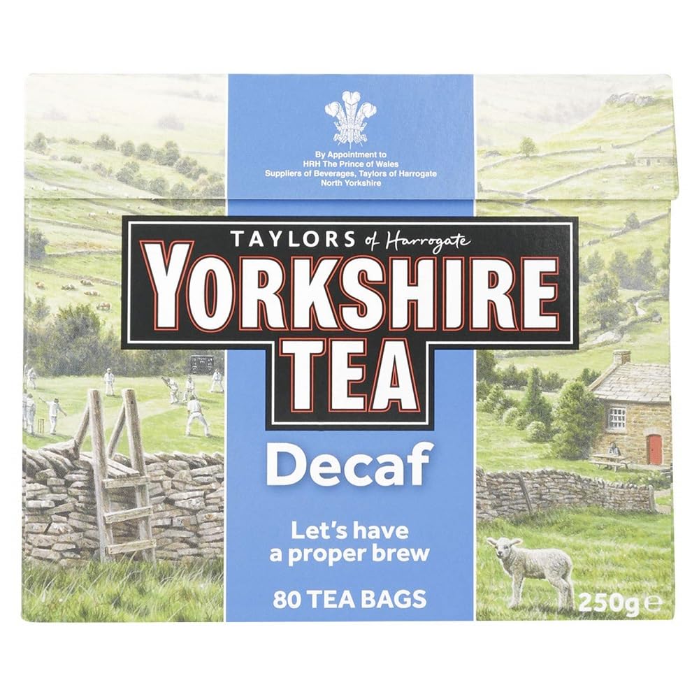 Yorkshire Decaffeinated Tea, 80 Teabags - 2 pack