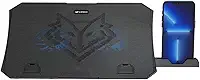 Base para Notebook C3Tech NBC-40BK 15,6' Preto Refrigerada com 2 Cooler Fans com Led Azul, 5 niveis de ajuste de altura, USB Adicional, compativel com notebooks até 15,6', suporte para celular