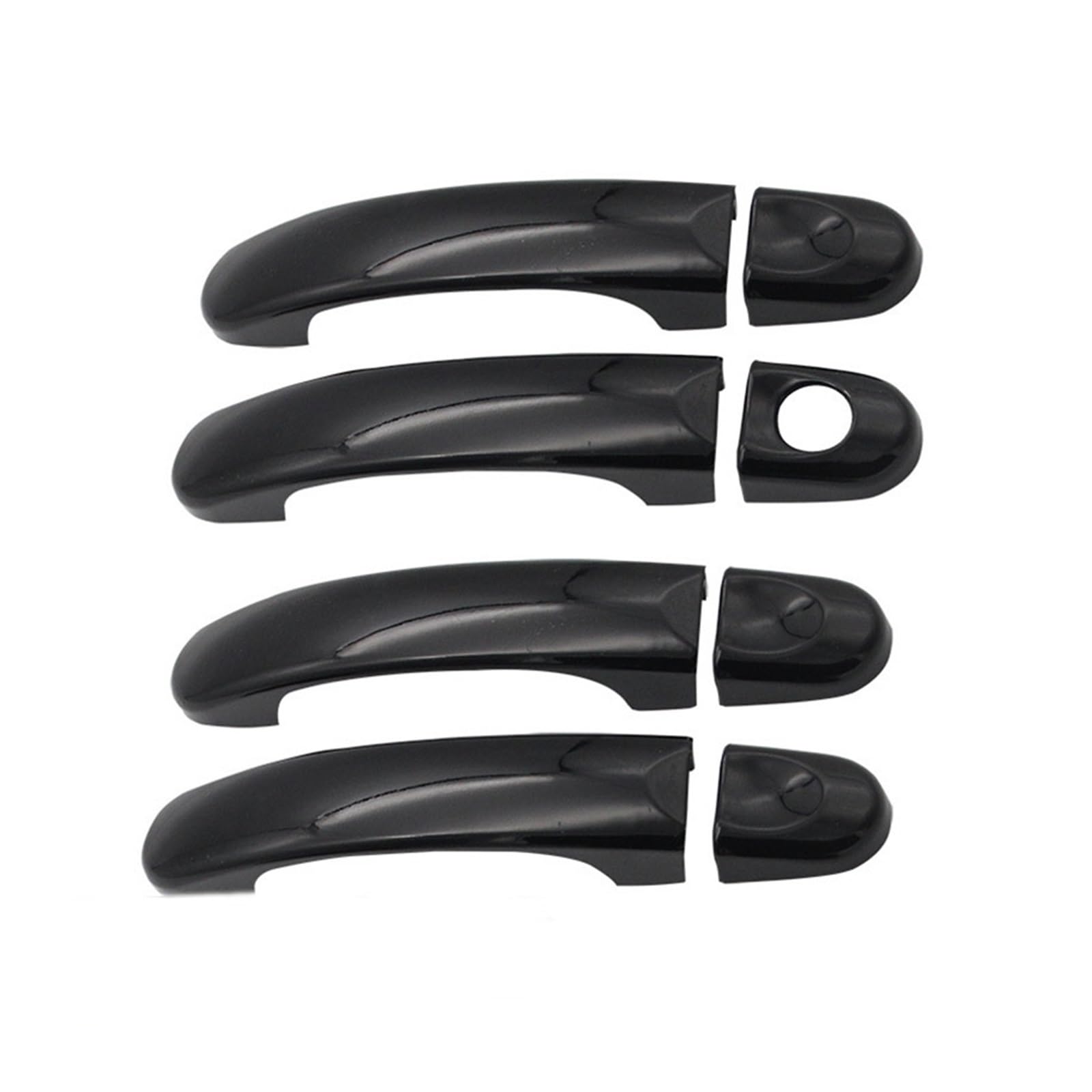 Drezzo Car Exterior Door Handle for VW T5 T6 for Transporter for Caddy 2003-2015 Car Door Handle Cover Trim Set
