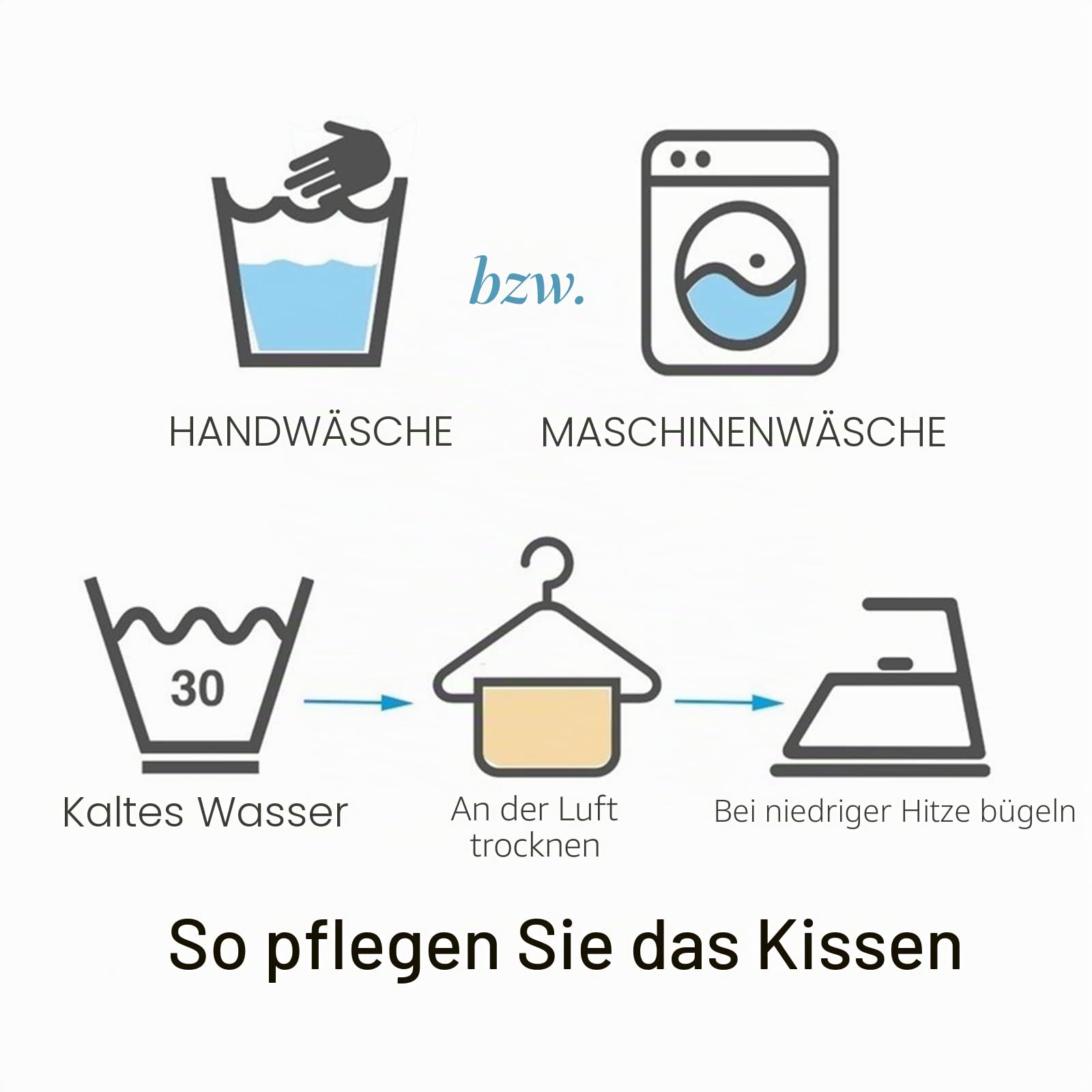 Kissenbezug 50x50cm Quadrat 4 PCS Schwarze graue Buchstaben Kissenbezüge Dekokissen Kissenhülle mit Verstecktem Reißverschluss, für Dekorative Wohnzimmer Zuhause Sofa Schlafzimmer Auto Home Garten
