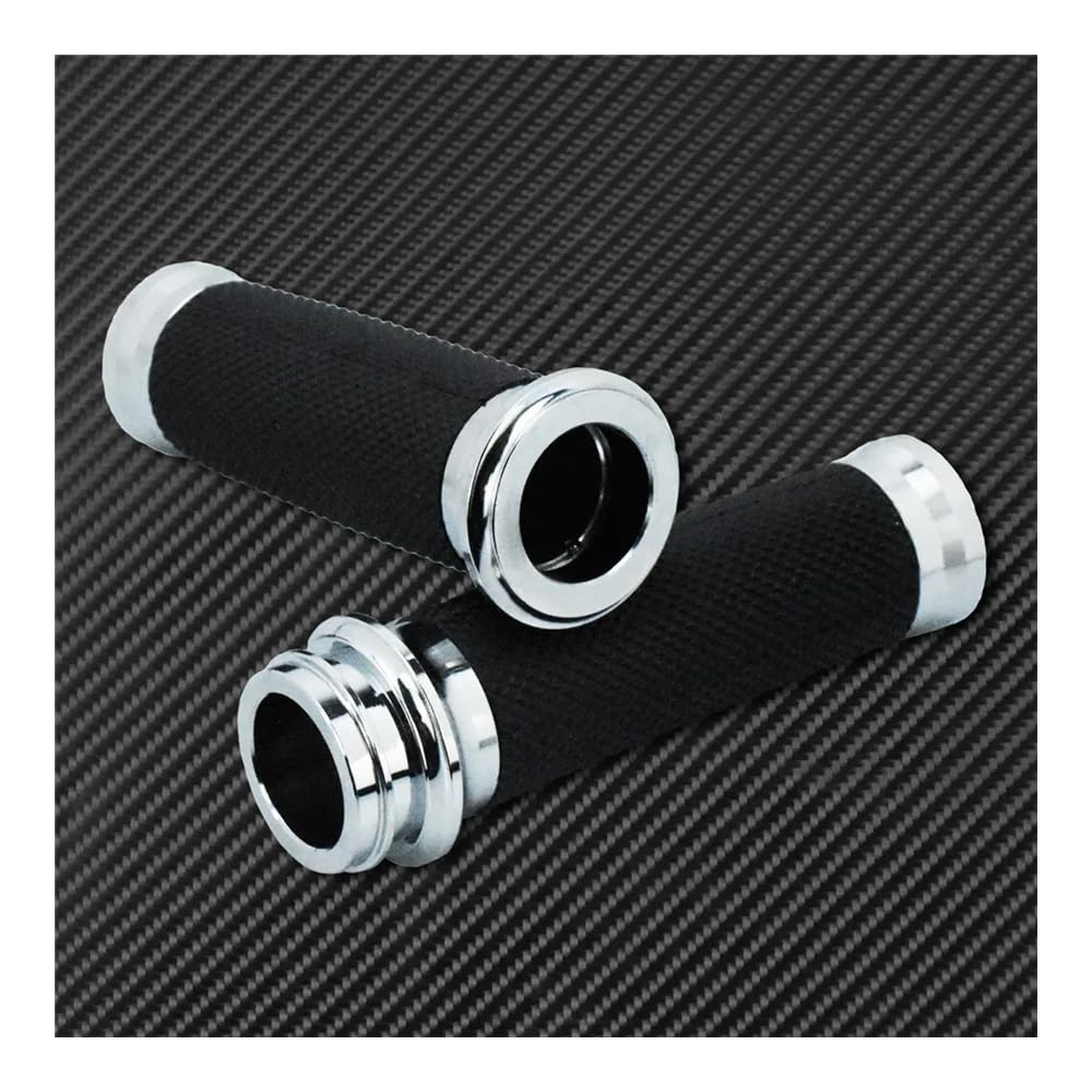 Manopole Moto Acceleratore Elettronico Da 1 "25mm Nero/cromato Per Har&ley Touring Street Glide FLHR Softail Fat Boy FLS Dyna CVO Manopole manubrio