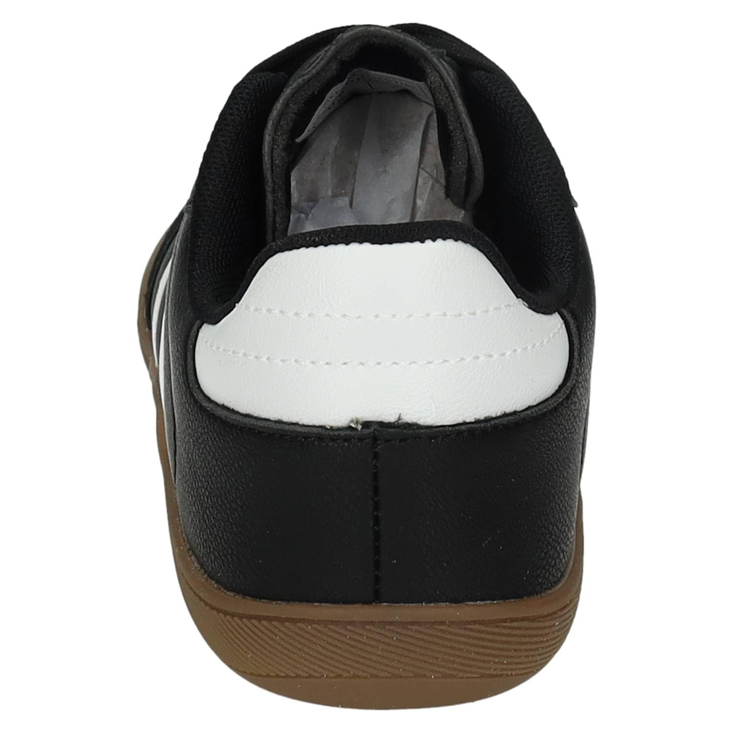 DEMAX 7-1227A Zapatillas Deportivas respetuosas para Mujer Demax Negras con Detalles Blancos y Plantilla Double Memory Foam Mujer Deportivos