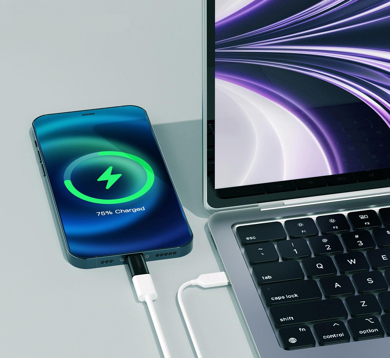 Callstel 6-częściowy zestaw adapterów USB, OTG-USB, Lightning, 60 W PD