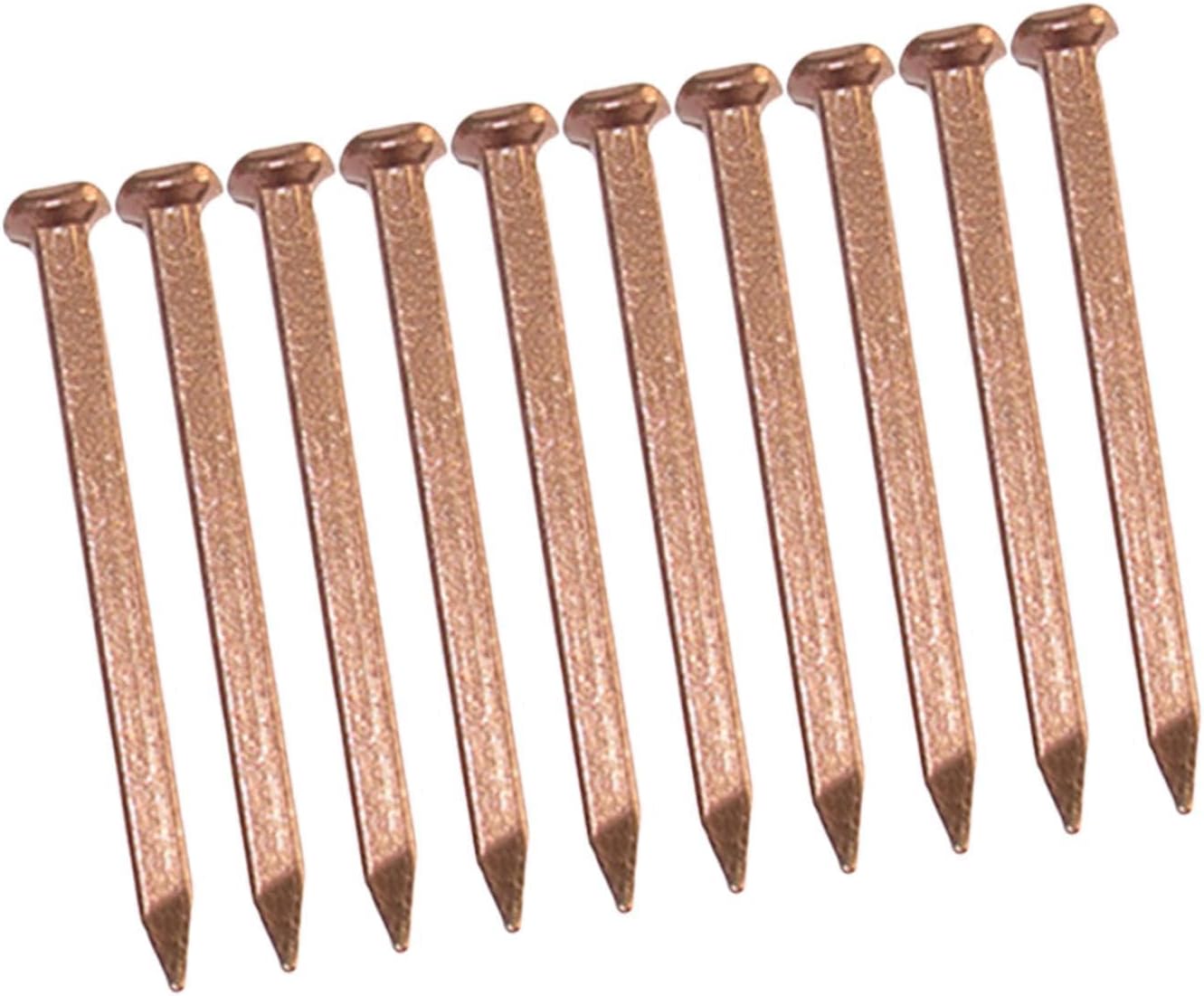Copper Nails Easy Installation Hardware 10x for Landscaping Home Improvement 50mm | 10 Copper Nails