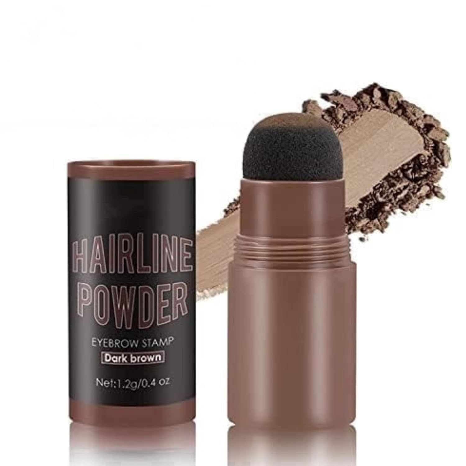Wazdorf Hairline Powder Stick for Women & Men, Natural Shadow Filler & Shading Sponge Pen for Thinning Hair, Quick Root Touch-Up & Hairline Concealer (Dark Brown)-image-29