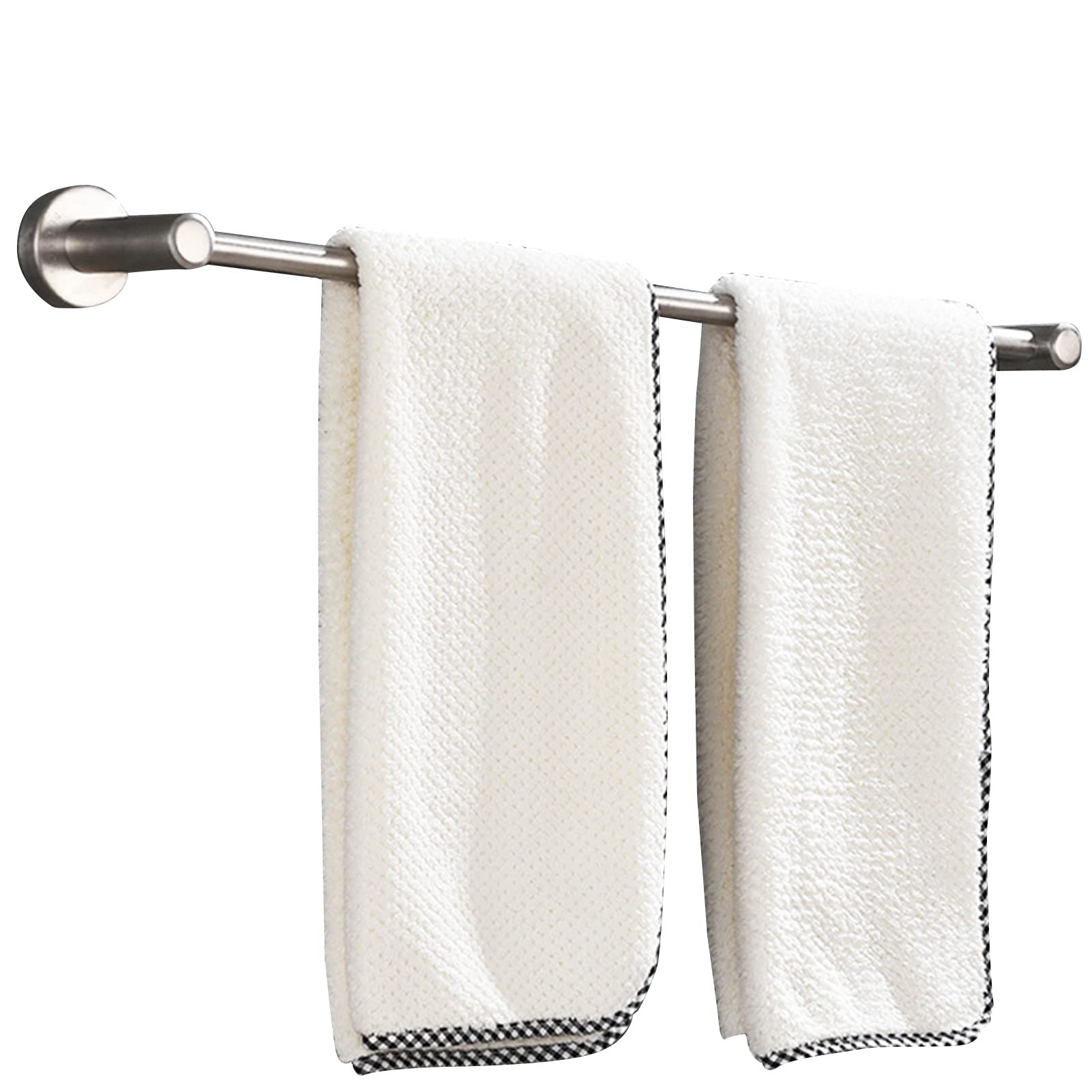 Porte-serviettes mural en acier inoxydable réglable de 30 cm à 120 cm