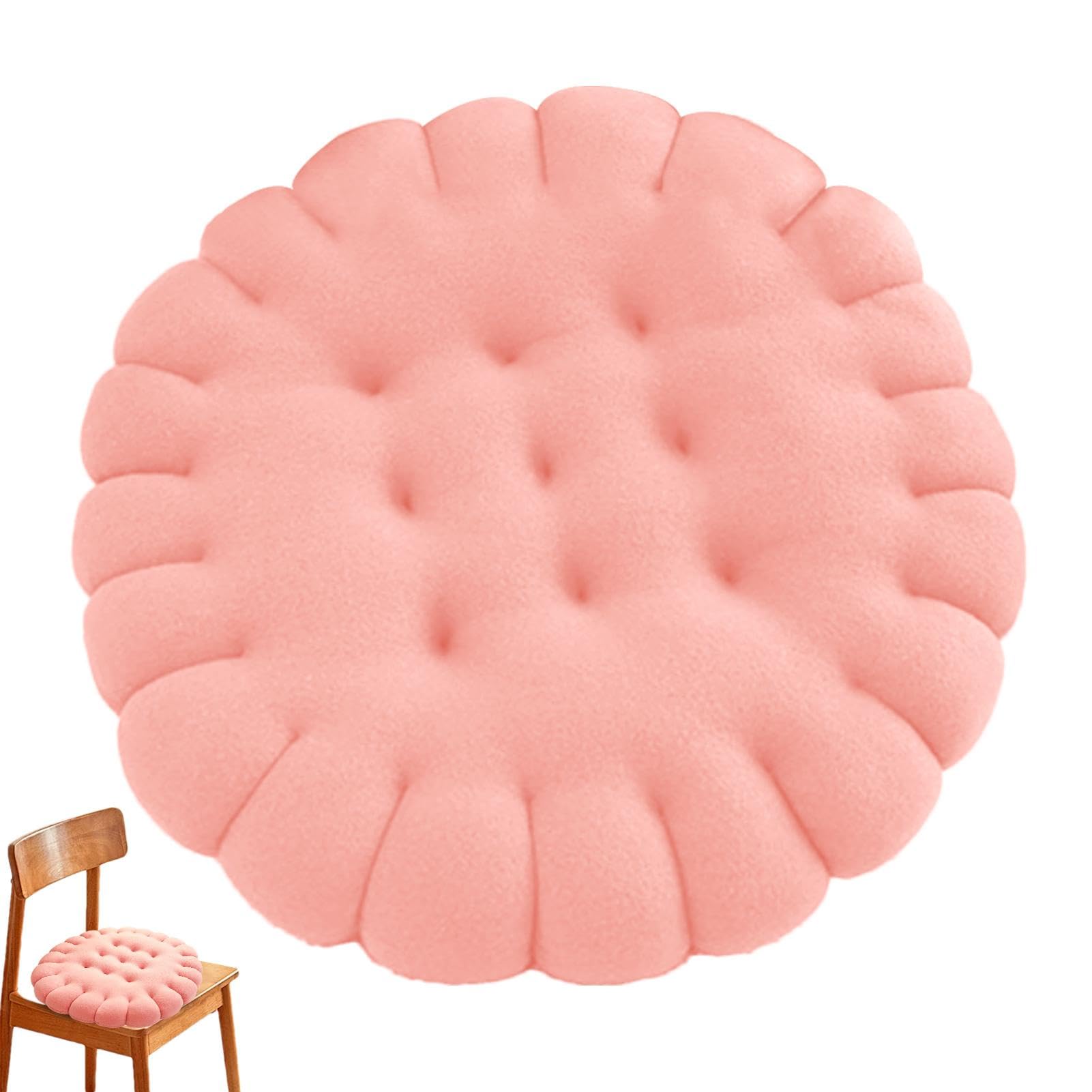 Coussin en peluche contre la dureté des chaises de bureau