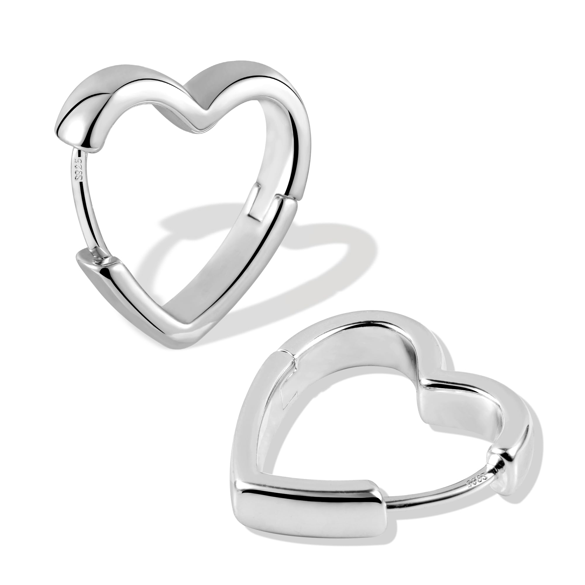 ALEXCRAFT Ohrstecker Silber Ohrringe Set Klein mit Zirkonia
