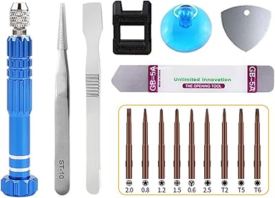 Precision Small Repair Tools Kit, Repair Screwdriver Set 15 in 1 for Fixing Cell Phone Watch Computer Tablet, Opening Pry Tool Repair Kit Set, 1 Set