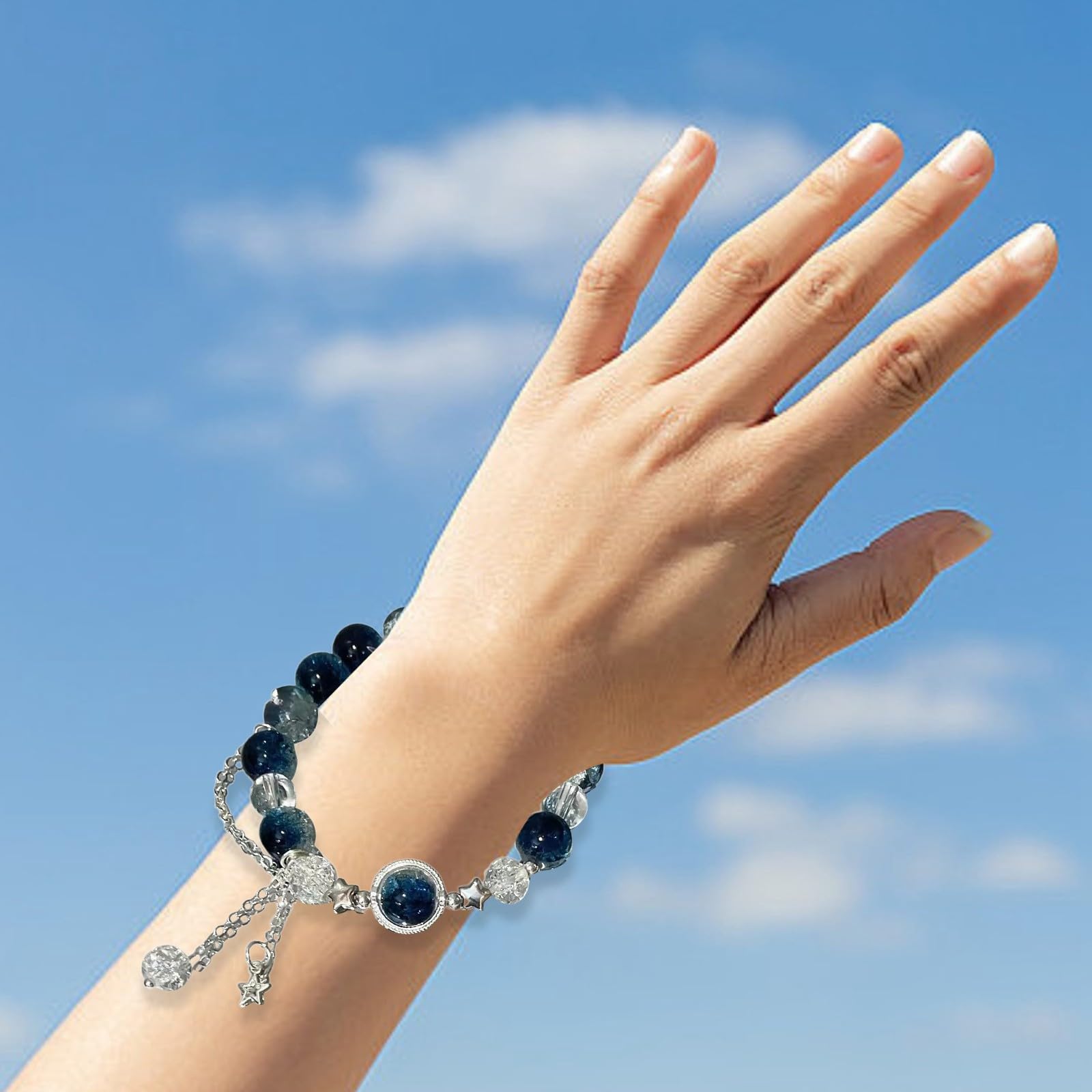 WZGWDC Set di Braccialetti e Orecchini Pendenti