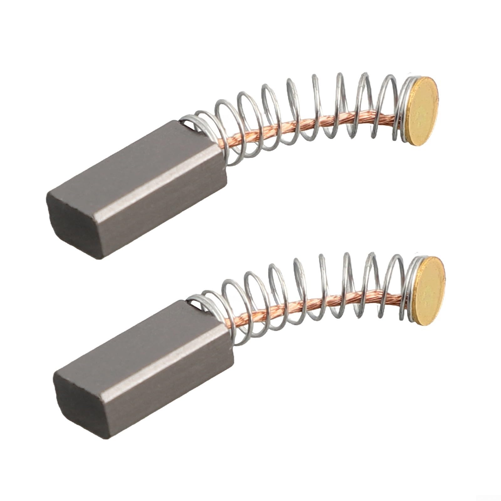 Spazzole di carbone per motore elettrico, 2 pezzi, 13 mm x 6 mm x 4 mm, parti di ricambio per utensili elettrici, seghe circolari, trapani, aspirapolvere, smerigliatrici angolari