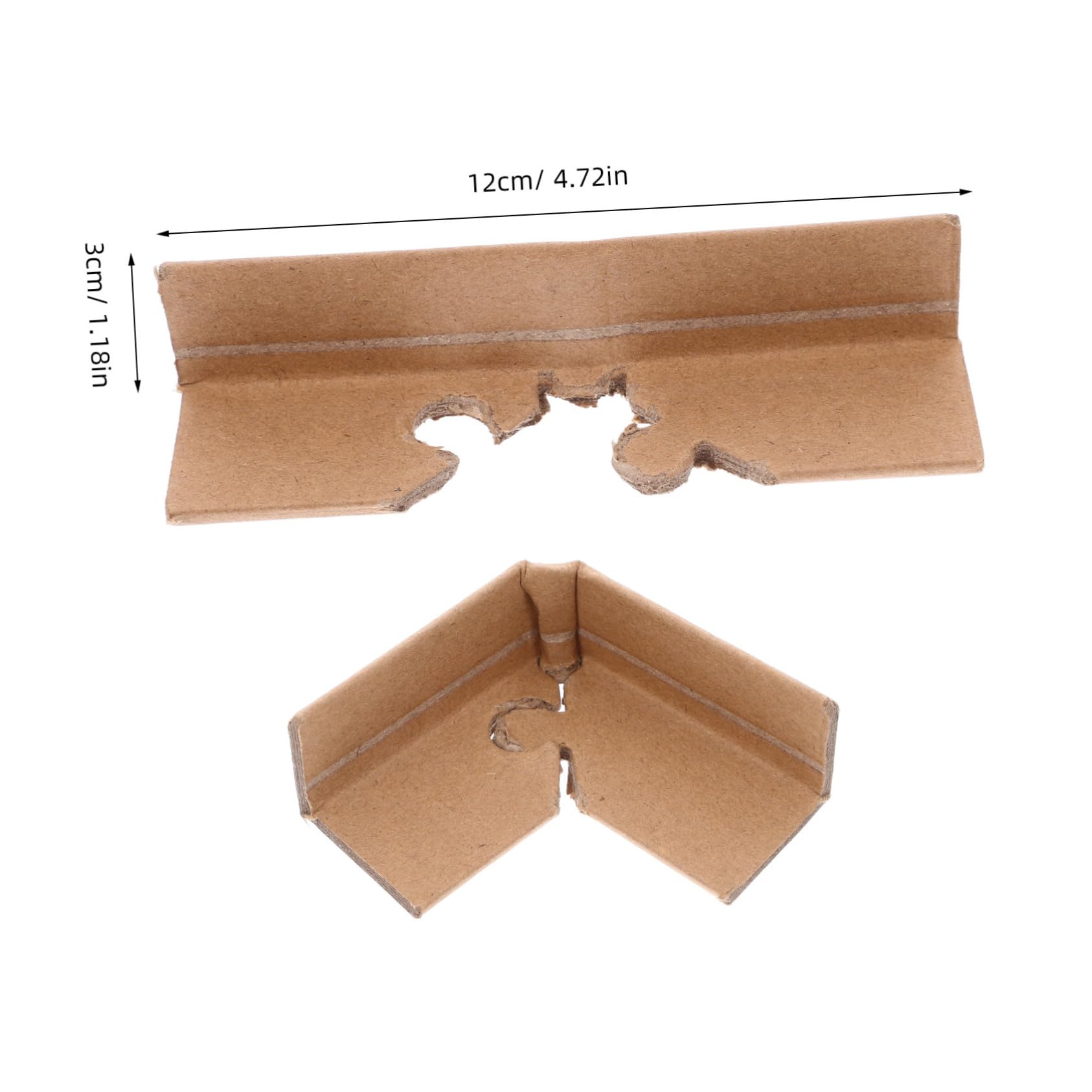 STOBAZA Edge Protectors for Boxes 20 Pack Paper Corner Protectors Cardboard Frame Guards Safe