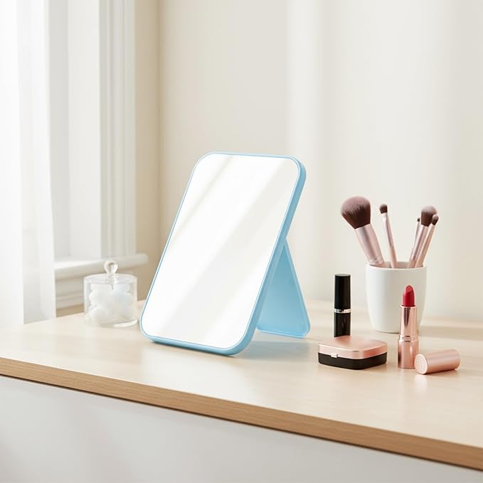 Pack de 12 Espejos de Maquillaje de Mesa con Soporte, 8" miniatura 2