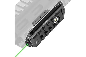 SOLOFISH Magnetically Rechargeable Picatinny/MLOK Tactical Rifle Mounted Multi-Color Laser Sight