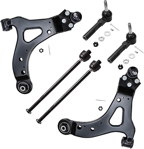 Miniatura 87 de Detroit Axle - Kit de suspensión delantera RWD para Chrysler 300 Dodge Charger Challenger Magnum 2 brazos de control superior con rótulas 2 rótulas