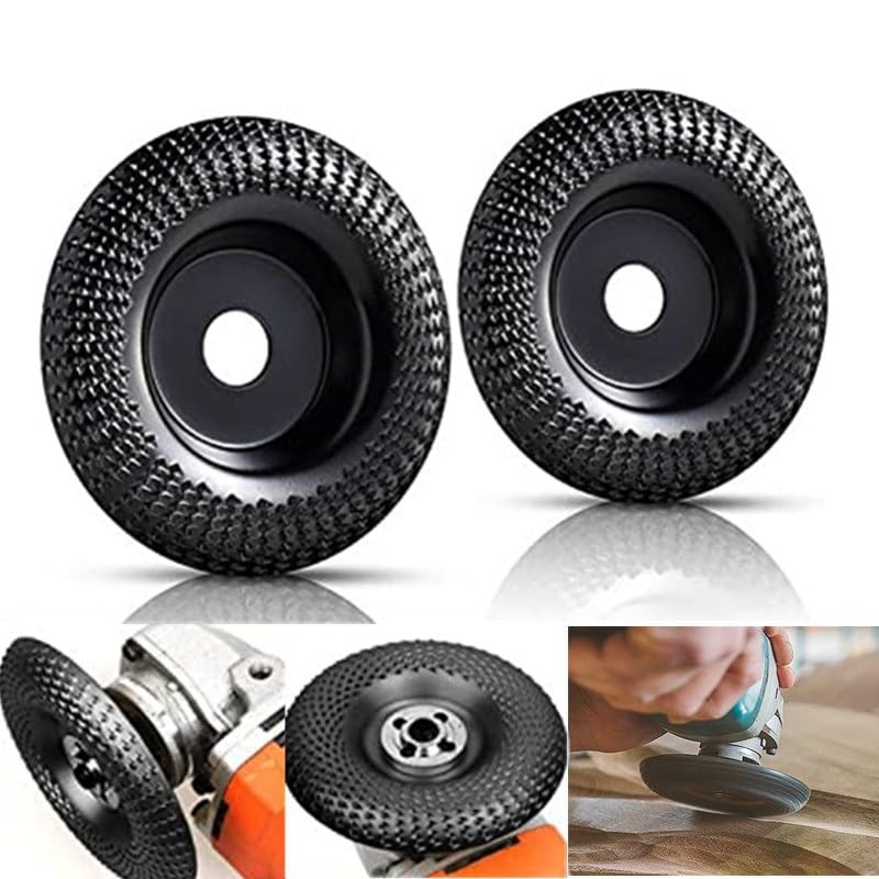 Grinding Wheels,Carving Disc, Round Wood Angle Grinding Wheel Abrasive Disc Sanding Carving Rotary Tools(Wine Red)