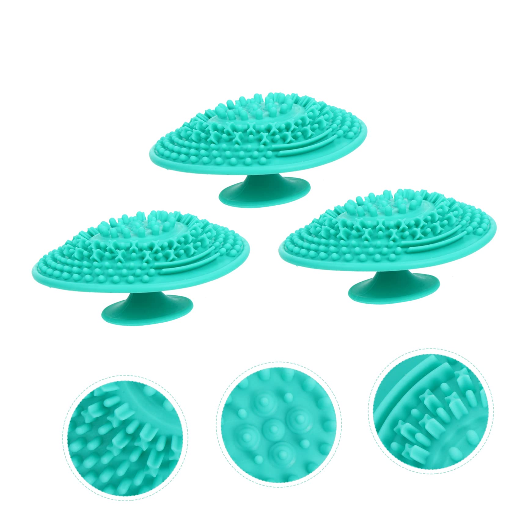 Ipetboom 15pezzi Tappetino Per Pulizia Pennelli Makeup Silicone Strumento Di Lavaggio Per Pennelli Cosmetici Design Creativo e Facile Da Usare Per Saloni Di Bellezza e Uso Domestico