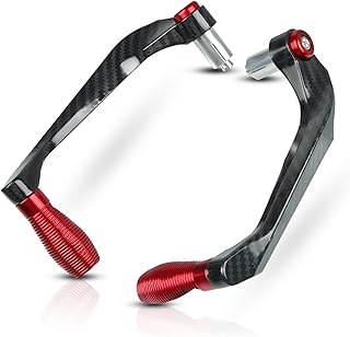 KUCOON Motorcycle Hand Guard Motorcycle Universal Handlebar Grips Brake Clutch Levers Guard Protector for Hon-da CBR 600 F2 F3 F4 F4i CB599 CBR600RR CBR1000RR (Color : Black)