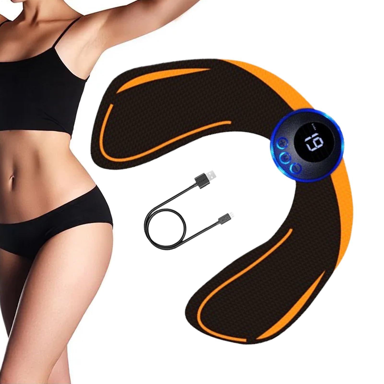 Buttock Muscle Stimulator For Women - Butt Trainer, Buttock Booty Trainer, Electronic Muscle Stimulator Pads, Adjustable Strength Training Thigh & Hip, Fitness Equpiments For Gym Men Women