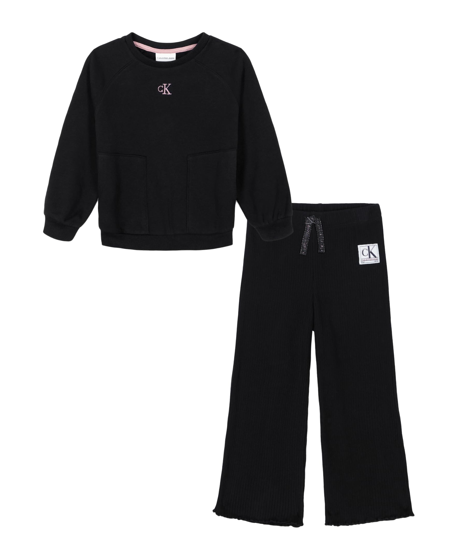 Calvin Klein Set Pantaloni Bambine e Ragazze