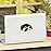 University of Iowa Haweyes Tigerhawk Black and Gold Weatherproof Vinyl Sticker Car Decal from Nudge Printing