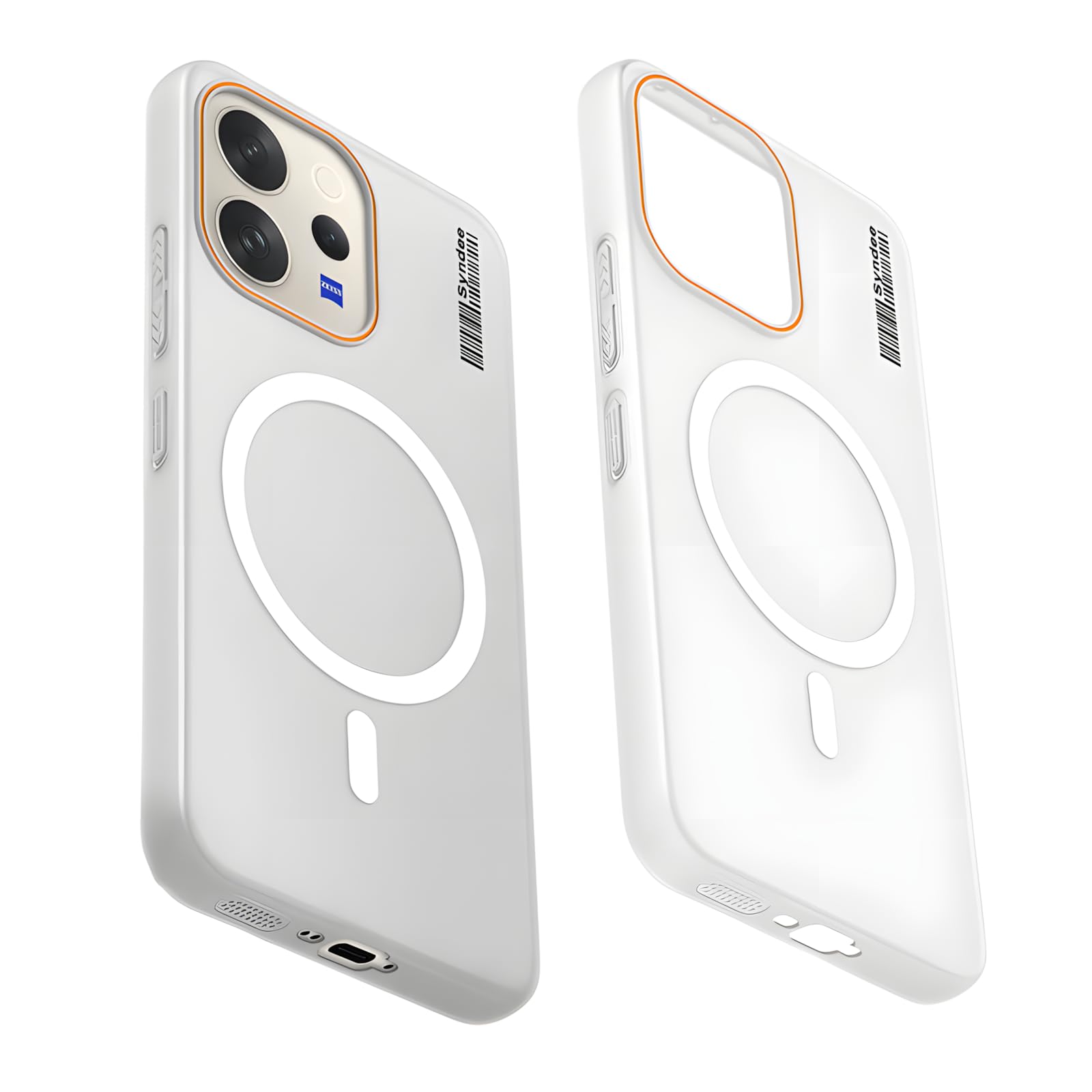 DL3 Mobilak Case Back Cover for HONOR 600 Lite, Sleek Frosted Translucent Back Only Compatible with Wireless Magnetic Accessories | Anti-Scratch Shockproof Phone Case