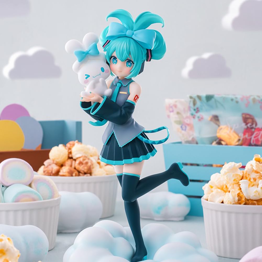 Figurine Miku Assise En PVC – L'icône Anime Trop Mignonne Pour Les Collectionneurs !